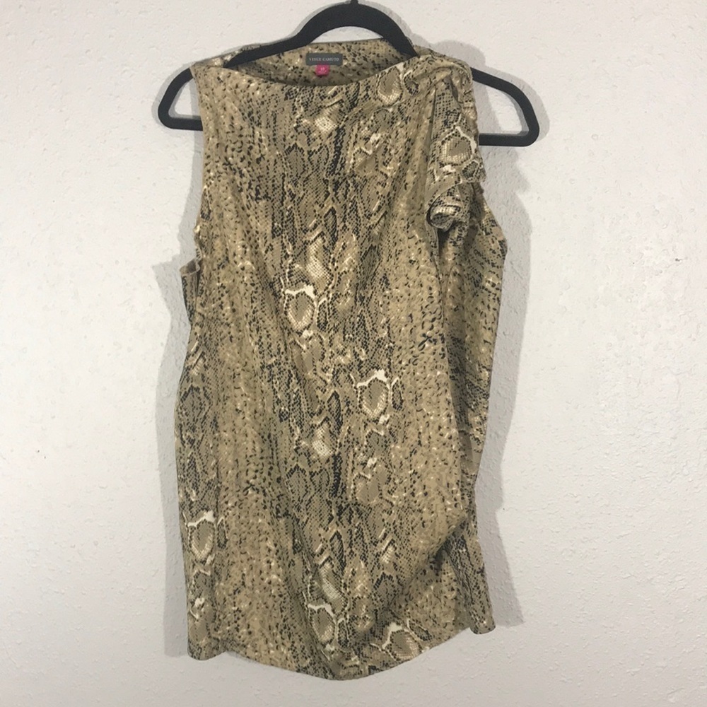 Vince Camuto Python Print Asymmetrical Blouse - image 6
